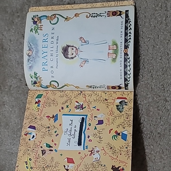 1952 A Little Golden Book "Prayers For Children" - Picture 3 of 5
